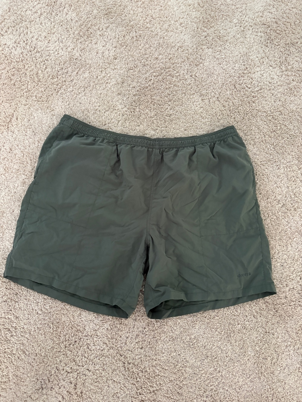 Orvis Olive Green Swim Shorts XXL